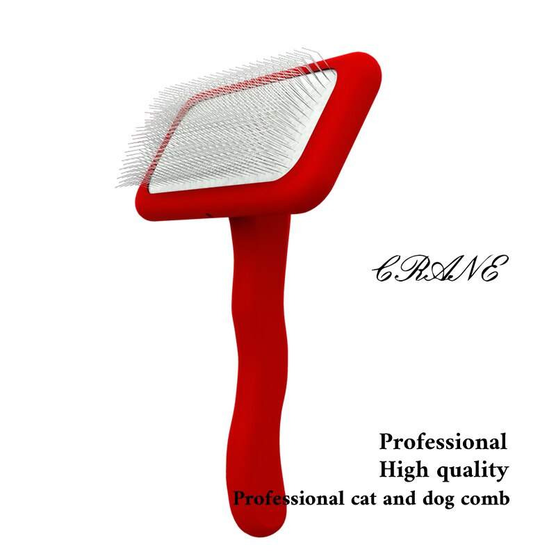 Crane Dog/Cat Grooming Brush Wooden Dog Brush Shampoo Tool